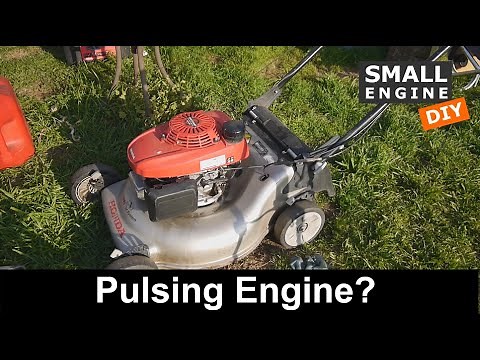 Honda Lawn Mower with a Pulsing Engine