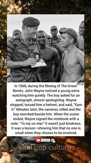 John Wayne's Heartwarming Lesson on Set! 🎬 #Shorts#popculture