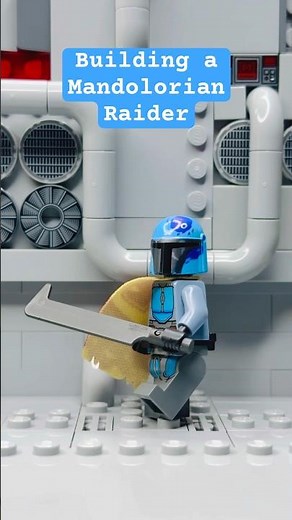Building a Mandolorian raider #starwars #lego #legostarwars #mandalorian #legosets #viral #cool