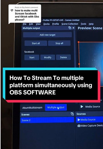 How to Stream Simultaneously on Multiple Platforms with OBS