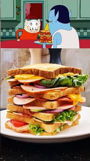 I shouldn't have made this Adventure Time sandwich #food #trending