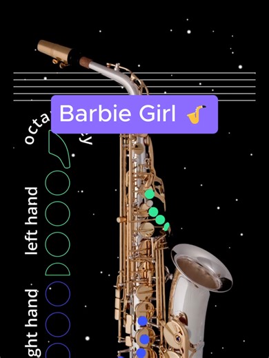 Barbie Girl on sax 🎷💖 #saxophone #altosaxophone #barbiegirl #saxophonelessons #fyp #tonestro