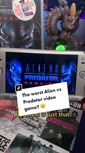 Aliens vs Predator: Requiem on PSP is one of the worst movie games I’ve ever played 😒 #avp #alienvspredator #predator #aliens #videogame #videogames #psp #playstation #game #gamer #gaming #predatormovie