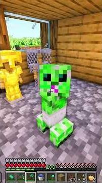 This Is the Baby Creeper's House in Minecraft... 😍