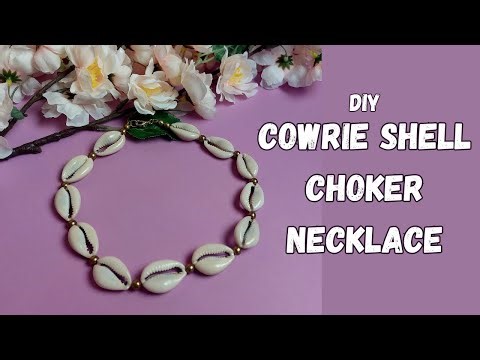 DIY Cowrie Shell Choker Necklace 🌊✨ | Easy Step-by-Step Tutorial