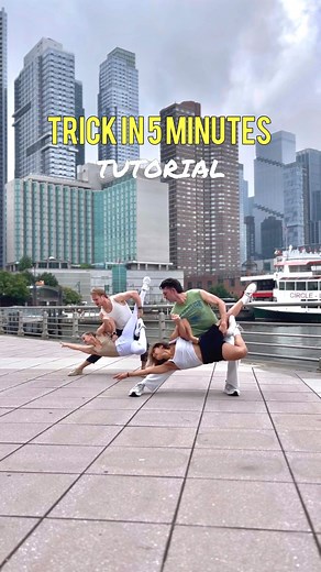 Vlad & Anna | Creators on Instagram: "trick in 5 minutes🥹 TUTORIAL starting position the V partner wraps around the waist and grabs the leg A partner engagement the A partner places their hand on their waist movement next, both partners make a slight push, during which the V partner pushes the rotational partner by the leg, causing the rotation exit the A partner should bend their outer leg, while the V partner catches the remaining straight leg of the partner Important the V partner uses their