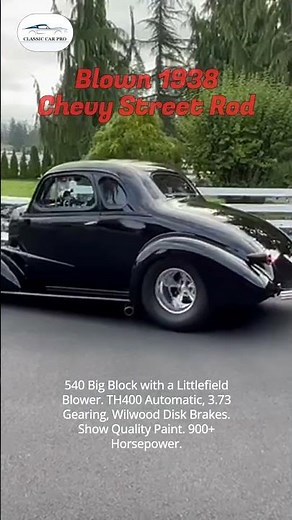 Own a 1938 Chevrolet Street Rod
