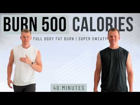 BURN 500 CALORIES 🔥 40 MIN INTENSE CARDIO HIIT | Full Body • No Equipment