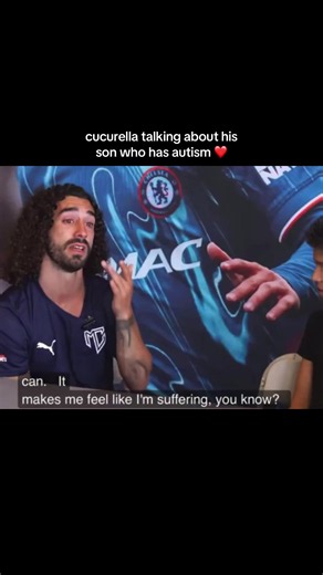 he also got advice from a kid with autism on how to help his son 💗 #cucurella #spain