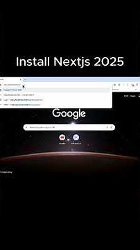 create new nextjs project 2025 #nextjs #webdevelopment #reactjs