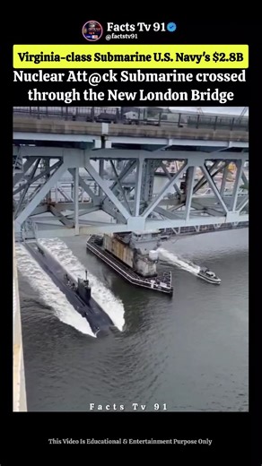 Mr. Raja Kumar | The U.S. Navy’s $2.8 billion Virginia-Class nuclear submarine — a true engineering marvel — was spotted passing smoothly under the New... | Instagram