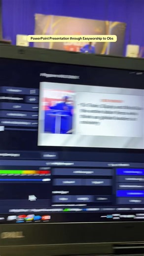 Another Day… Another Production Setup Scope: PowerPoint Presentation through Easyworship to Obs and Facebook Live #perezpixels #creatorsearchinsights #obs #easyworship