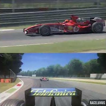 Michael Schumacher vs Fernando Alonso | Ferrari 248 F1 vs Renault R26 | F1 2006 at Monza