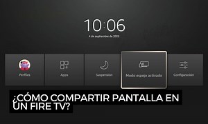 Cómo compartir pantalla en un Fire TV