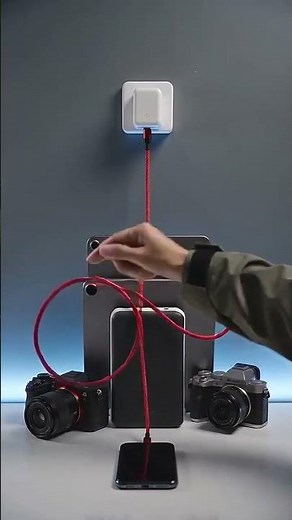 🔵 USB-A Fast Charging Cable + 20W Wall Charger (+3 Tips)
