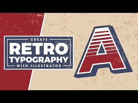 Retro Typography Tutorial with Adobe Illustrator
