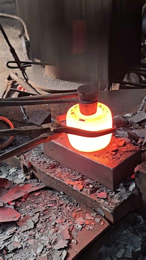 Global forging factory Air Hammer Precision in Bearing Ring Making #forge #forging #industrial