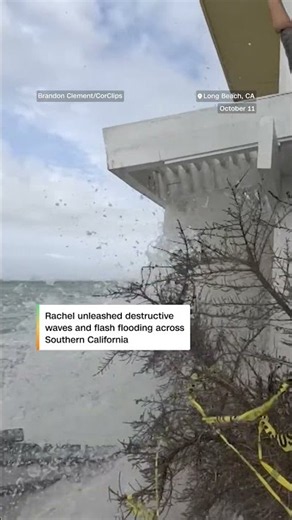 Tropical Storm Rachel damages California homes