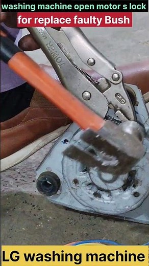 LG washing machine motor jamm problem ll how to open motors pin lock ll lg washing machine