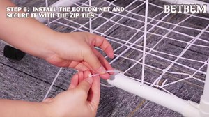 Stuffed Animal Storage Zoo with Wheels, 65" Tall Large Stuff Animals Plushies Holder Toy Organizer Kids Plush Storage Cage PVC with Elastic Band and Net for Nursery Playroom Corner for Toddler