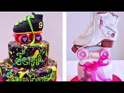 Roller skate cake decorations/Roller skate cake topper