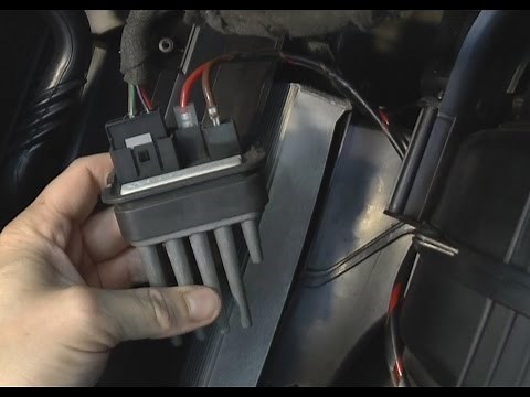 How to replace heater blower/fan resistor - Opel, Vauxhall, Zafira, Astra