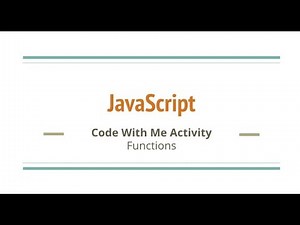 JavaScript Code Challenge #9 Functions