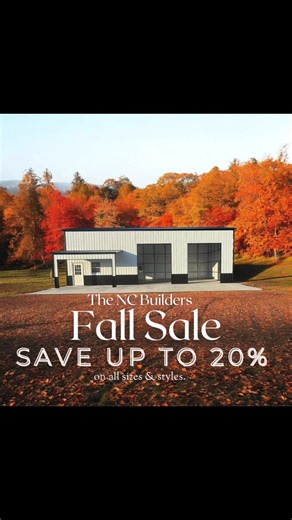 Smart builders plan ahead. Winter is coming, and so are seasonal rate adjustments. Lock in your fall sale price now and enjoy flexible scheduling up to a year out. #TheNCBuilders #BuiltStrong #FallSavings | The NC Builders | Facebook
