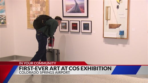 First rotating art exhibition opens at COS Airport