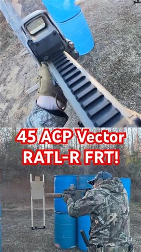 45 ACP Kriss Vector RATL-R FRT Course #shorts