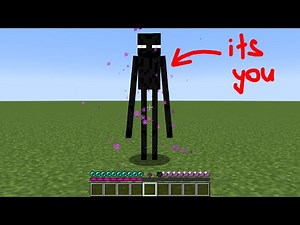how to turn into enderman without mods (trolling friends)