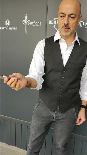 Custom Italian Gravity knife made by Roberto Ottonello