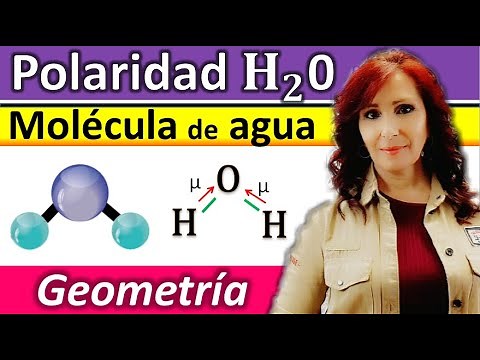 WATER POLARITY 👉 H2O 🔴 Molecular geometry