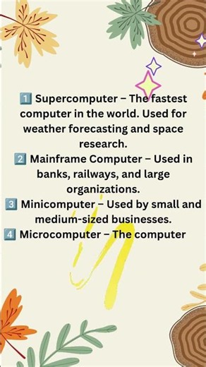 Types of Computers