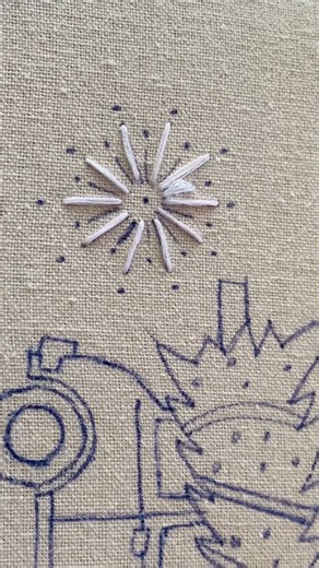 Beginners snowflakes embroidery tutorial/easy embroidery design