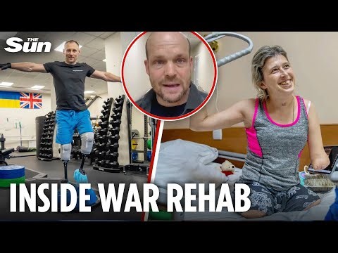 Inside a Ukrainian battle rehab centre where Brit military unit help heroic Ukrainians recover