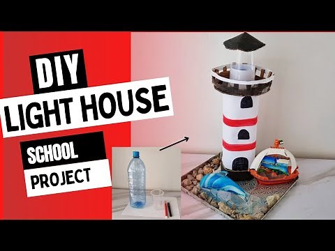 Lighthouse from a bottle. A working model that anyone can make!