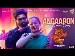 Angaaron Ka Ambar Sa Lagta Hai Mera Sami (4K Official Video) Pushpa 2 | Shreya Ghosal, Allu Arjun