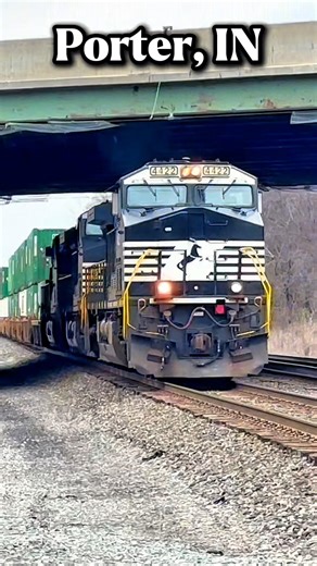 BNSF Coal Train Meets NS Intermodal