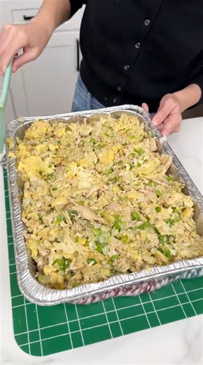 The cornbread dressing that disappears first