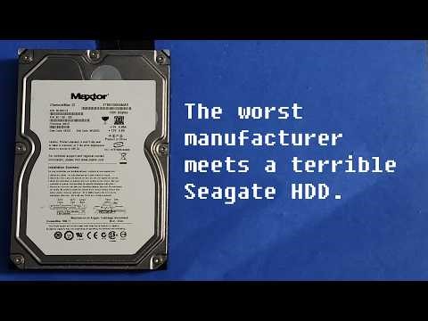 HDD Sounds: Maxtor DiamondMax 22 STM31000340AS