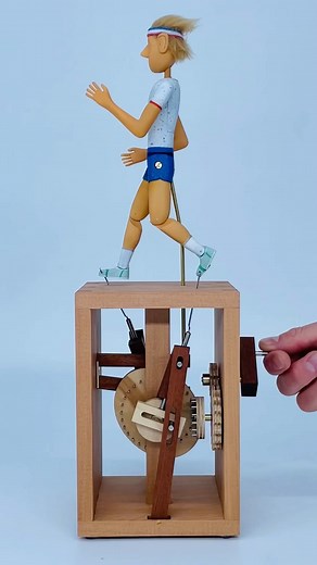8.1K views · 161 reactions | Looking for a unique, bespoke, crafted gift! The running man automaton  Hurry! Only a limited edition of 20 made! Goto Mechanical Creations website for more info - Link in bio #running #jogging #marathon #fitness #limitededition #automata #automaton #oliverpett #mechanicalcreations | Mechanical Creations | Facebook