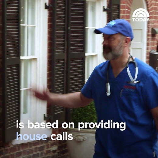 432K views · 8.2K reactions | Many of Dr. Brown’s patients are the bedridden elderly, who are old enough to remember when house calls were common. | Today Show | Facebook