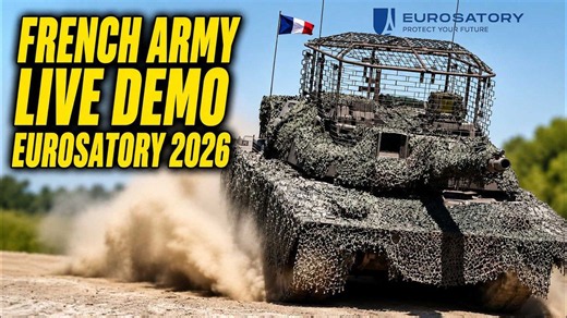 2026 欧洲防务展现场：法国陆军新一代装甲作战能力与实战化作战无人机演示