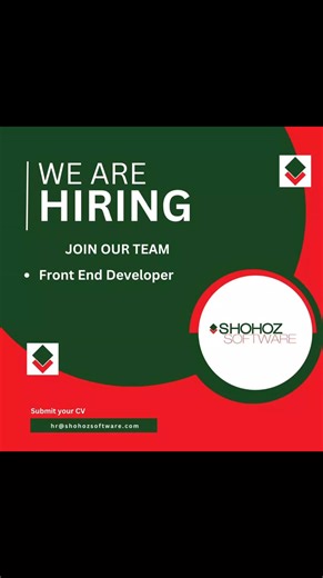 🚀 We’re Hiring: Front-End Developer (React.js / Next.js) 📍 Location: Merul Badda, Dhaka 🕒 Office Time: 10:00 AM – 7:00 PM (Friday Off) 💼 Experience: 1–2 Years 💰 Salary Range: 25,000 – 35,000 BDT 👤 Eligibility: Only Male Candidates Can Apply 📅 Application Deadline: 20 December 🔍 About the Role We are looking for a passionate Frontend Developer with strong hands-on experience in React.js and Next.js. If you enjoy building fast, modern, and scalable web applications in a collaborative team 