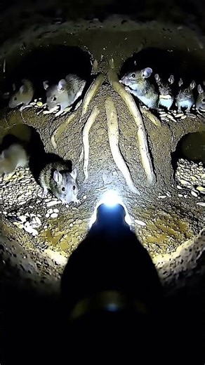 Que voit une souris sous terre ?