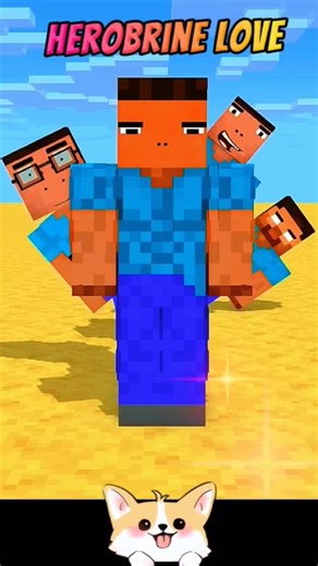 HELP Herobrine Power Up Break The Mystery Bedrock #friendship #anime #animation