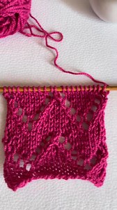 3.7K views · 36 reactions | Ya disponible!! ✨Como tejer punto Chevron Lace✨ Enlace a mi canal de YT en mi perfil . #dosagujas #chevronlacestitch #tutorialdetejido #knitting | Tejidos Mujer Moderna | Facebook