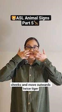 ASL Animal Signs - Part 5 #asl #aslsigns #americansignlanguage #aslpractice #aslclass #learnasl