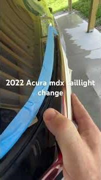 2022 Acura mdx taillight change